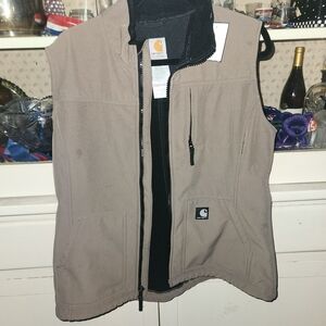 Carhartt Brown Vest with Black Lining